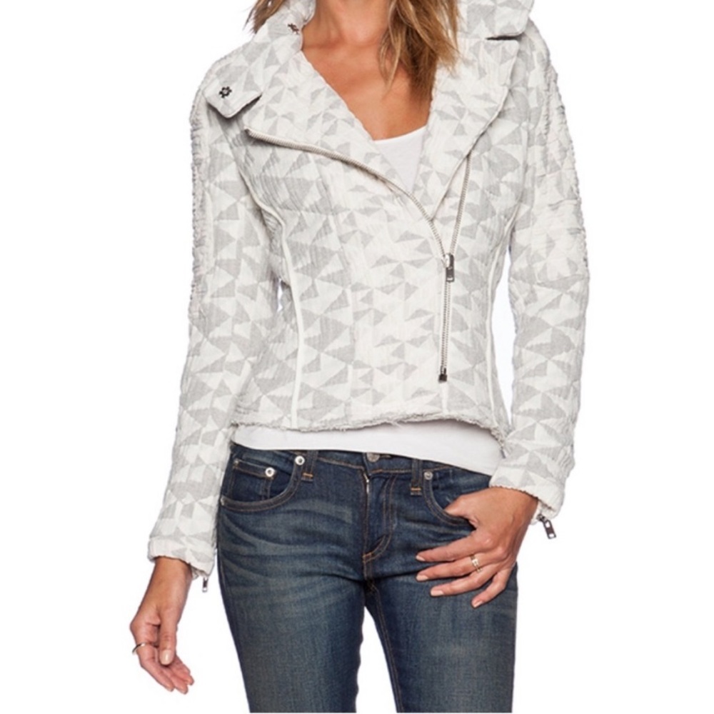 Iro Otavia Quilted Patterned Jacket - image 8